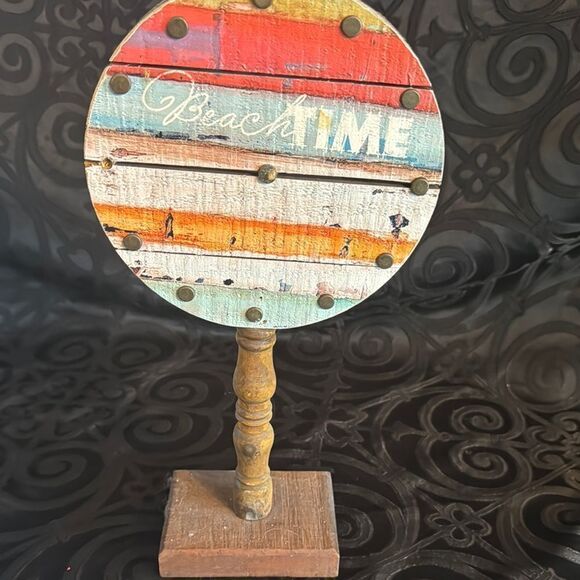 Beach Time Decorative Stand - Picture 1 of 6